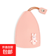 汽車(chē)鑰匙包創(chuàng  )意抽拉式可愛(ài)個(gè)性女收納大眾奔馳通用迷你手機 不二兔粉色1個(gè)裝