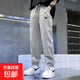 2025新款ins男童防蚊褲夏季薄款褲子中大童夏裝休閑褲兒童長(zhǎng)褲潮 DD-B16【灰色】 150
