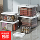 京東物流 帶輪收納箱特大號儲物箱學生書箱兒童玩具整理搬家箱 透黑 特大號