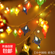 led新年春節日中國結小彩燈氛圍燈帶七彩爆閃燈過(guò)年裝飾燈串2025 彩色-中國結燈串 10米100燈插電款（8種閃爍）