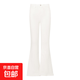 【大牌制造商】春夏高彈顯高顯瘦后開(kāi)叉高腰修身水洗牛仔褲提 白色 XS