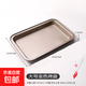家用食品級不粘烤盤(pán)烤箱用不沾長(cháng)方形模具平底盤(pán)燒烤盤(pán)接水托盤(pán) 大號金色烤盤(pán)