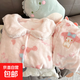 美樂蒂可愛ins風法蘭絨睡衣女加厚保暖毛絨套裝珊瑚絨少女家居服 絨LSW7809 L【建議100-120斤】