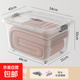 京東物流 透明收納箱帶蓋家用零食盒玩具雜物車載后備整理筐 【透白巨大號】長54寬40高30cm