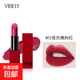 VIBELY紅唇化妝品蜜語(yǔ)啞光霧面口紅絲絨999正紅色中國10色彩妝 M1啞光姨媽色