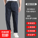 工裝褲男士褲子男休閑褲男寬松直筒褲大碼長(cháng)褲工作褲 藏藍普通款 2XL 180(140~160斤)