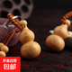 小葫蘆鑰匙扣桃木雕掛件手工創(chuàng  )意平安福祿大富貴隨身包吊飾節禮品 1個(gè)平安福