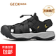 [GEOX制造商]大牌同廠(chǎng)男鞋夏季登山涉水鞋徒步戶(hù)外涼鞋大碼沙灘鞋 黑色 38