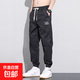 工裝勞保褲夏天工地上班迷彩工作褲男人干活穿的超薄透氣冰絲褲子 K147黑色【高品質(zhì)】 4XL 【建議165-180斤】