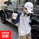 男童長(cháng)袖T恤插肩袖春秋季童裝撞色袖兒童上衣2025新款中大童潮 灰色 160