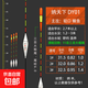 高清大頭浮漂老人魚漂醒目加粗近視尾野釣鯽鯉高靈敏大物標(biāo)漁漂 DY-01（輕口鯽魚） 一套三支（含1、2、3號各一支）