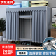布衣柜家用簡易衣柜20管加粗全鋼架鋼管衣柜出租屋雙人收納掛衣柜 1.6米雅典灰【合金鋼接頭】