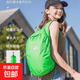 雙肩背包可折疊旅行戶(hù)外包大容量男女超輕便攜防潑水書(shū)包 戶(hù)外折疊包-果綠-1個(gè)