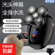 五刀頭電推剪剃頭神器自刮剃須刀家用電動(dòng)剪發(fā)工具可剃光頭全身水洗充電多功能刮胡刀鼻毛器潔面刷 全身水洗五刀頭光頭神器標配+鼻毛器+鬢發(fā)器+潔面刷