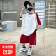 男童夏裝套裝2025帥氣兒童短袖韓版夏季新款童裝運動(dòng)男孩兩件套潮 TZ29紅色 140 身高140CM 58-78