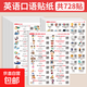 早教益智英語(yǔ)口語(yǔ)家庭情景英語(yǔ)日常場(chǎng)景貼紙單詞卡通兒童學(xué)習貼 728貼音標+單詞+短句（掃碼音頻