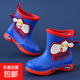 奧特曼2025款兒童雨鞋寶寶防滑防水雨靴可愛(ài)中小童幼兒加絨四季 寶藍 12 180碼（內長(cháng)17CM適合28/29碼）
