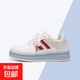夏季板鞋女款2025新款網(wǎng)面透氣厚底百搭小眾面包鞋 白藍(lán)色 單層 37 (235mm)