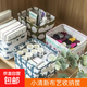 小清新布藝收納筐可折疊棉麻化妝品收納盒宿舍家用好物桌面收納 折疊收納籃【1個(gè)裝】