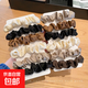 寬松緞面大腸發(fā)圈簡約發(fā)繩百搭頭繩女丸子頭扎頭發(fā)橡皮筋 TS62-緞面大腸發(fā)圈1個隨機(jī)