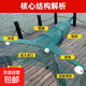 進(jìn)口漁網(wǎng)八字攔漁虎口捕魚(yú)拉網(wǎng)網(wǎng)魚(yú)籠蝦籠折疊魚(yú)網(wǎng)袖子河道攔網(wǎng) 八字攔漁網(wǎng)浮球+鐵鏈 1米高2米寬尾長(cháng)3米【一指孔】