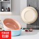 廚房洗菜盆加厚家用臉盆塑料學(xué)生宿舍洗衣服盆家用洗衣塑料臉盆 加厚款【大號(hào)】1個(gè)裝 粉色