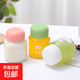 迷你小水杯玻璃杯小奶杯便攜外帶高顏值胖胖杯咖啡牛奶杯搖搖杯 綠色 300ml 1只