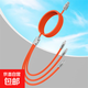 120W閃充數(shù)據(jù)線適用蘋果華為VIVO小米OPPO手機充電線6A三合一 1.2米【三合一接口/赤橙橘】 120w超級快充【裸線)