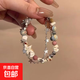 失氧星星小貓爪骨頭手鏈女ins小眾高級(jí)感diy手工串珠閨蜜百搭手串 多巴胺星星手鏈1條 無(wú)規(guī)格