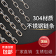 狗鏈子大型犬中型犬小型犬鐵鏈項(xiàng)圈狗繩防咬家用牽引帶堅(jiān)固耐用 鍍鋅鐵鏈條-3mm鏈子 2m
