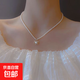 法式珍珠項(xiàng)鏈女2025年新款輕奢小眾設(shè)計(jì)高級感時(shí)尚鎖骨鏈頸鏈配飾 金色幾何吊墜珍珠項(xiàng)鏈【單條裝】