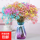 歐式簡約玻璃花瓶水培插花瓶家居客廳干花花器創(chuàng)意玻璃瓶 15鉆石藍紫花瓶1個