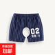 【貝樂(lè)咿短褲】寶寶短褲夏季1歲男童開(kāi)檔褲叉叉褲兒童夏裝薄款 豎條-2527 100