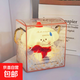 創(chuàng  )意卡通小夜燈不插電房間臥室可愛(ài)裝飾擺件兒童發(fā)光玩具生日禮物 汗滴狗/紅+紅圍巾+方盒/拉菲草 配3顆電池
