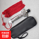 太極劍伸縮劍晨練表演健身男女收縮武術(shù)折疊劍道具兒童硬舞劍寶劍 銀白【贈冰絲大穗+皮包】