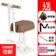 電動(dòng)車(chē)電摩車(chē)上通用兒童前置座椅小型電瓶踏板摩托車(chē)小孩安全坐墊 棕色8cm特厚【單座+扶手+腳踏】