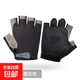 半指手套男薄款網(wǎng)眼防滑露指騎車(chē)騎行半截運動(dòng)防曬透氣春夏秋新款 升級款黑色【高彈透氣/防滑】 L碼適合正常男士【掌圍20-23】