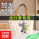 【京東物流】大容量帆布包包女時尚單肩包便當包卡通手提包媽咪包 皮卡丘【27*22*8cm】1個裝