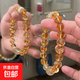 暴富優(yōu)化黃水晶手鏈細閃水晶金發(fā)晶轉運珠招財財運聚財手串女款 暴富黃水晶 10mm