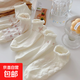 【少女感】秋冬透氣洛麗塔短襪純色可愛(ài)泡泡口立體提花襪學(xué)生棉襪 10雙裝【每色兩雙】