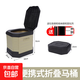 戶(hù)外車(chē)載多功能便攜式移動(dòng)折疊廁所防臭坐便器野營(yíng)露營(yíng)應急馬桶 米色+固化劑+垃圾袋+收納袋