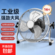 電風(fēng)扇桌面風(fēng)扇工業(yè)風(fēng)扇大風(fēng)力趴地扇臺扇工廠宿舍家用純銅電機(jī)臺地風(fēng)扇 【超強(qiáng)風(fēng)力】銀色14寸
