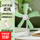 駱駝電風(fēng)扇家用夾子風(fēng)扇電扇小型夾扇迷你靜音辦公室床上壁掛臺式學(xué)生宿舍電風(fēng)扇 五葉夾扇【抹茶綠】 標配+2片備用葉