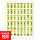 夜光燈開關(guān)標(biāo)識貼家用插座指示標(biāo)簽創(chuàng)意面板開關(guān)裝飾墻貼紙自粘貼 【2套】卡通款-夜光開光標(biāo)識貼