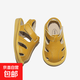 真皮兒童皮涼鞋夏季新款男童包頭寶寶學(xué)步鞋女小童鞋防滑嬰兒鞋子 黃色 19 內長(cháng)14cm