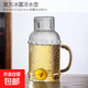 麻繩水壺復(fù)古國(guó)潮玻璃水壺玻璃涼水壺茶壺大容量 麻繩壺【帶蓋子】2400ML