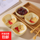 迪士尼正版小食碟清倉便攜精致可愛風(fēng)家庭餐具女生學(xué)生兒童宿舍碟 3.75英寸方碟云朵維尼A款 1個(gè)