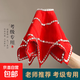 手絹花舞蹈老人廣場(chǎng)舞兒童秧歌手帕成人考級專(zhuān)業(yè)東北二人轉八角巾 (升級梅花)紅色成人款1對+收納袋
