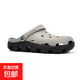 【crocs制造商】男女防滑版洞洞鞋 厚底時尚涼拖鞋 沙灘鞋 花園鞋 卡其色 42