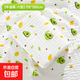 嬰兒紗布浴巾新生寶寶超軟純棉全棉A類(lèi)夏季新款可穿可裹兒童蓋毯 【6層】清爽牛油果115*150cm 寬邊